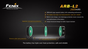 Fenix 18650 - 2600mAh - Acumulator - ARB-L2
